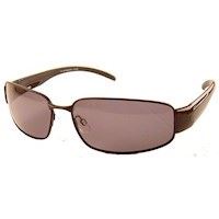 Stilfuld Polaroid solbrille - sorte glas